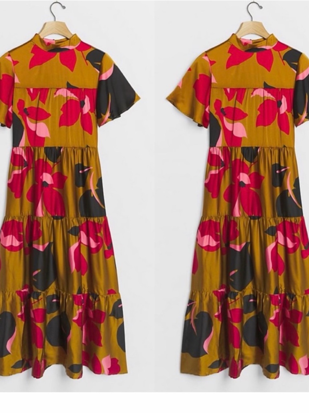 Anthropologie Corey Lynn Calter Gianna Tiered Maxi Dress Size XS - Picture 3 of 9